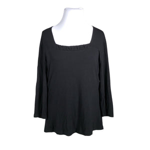 Unisex Ril's - Trikotaažist pluus, suurus 44 - Must (1)