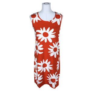 Unisex Marimekko - Trikotaažist kleit, suurus 38 - Punane (1)