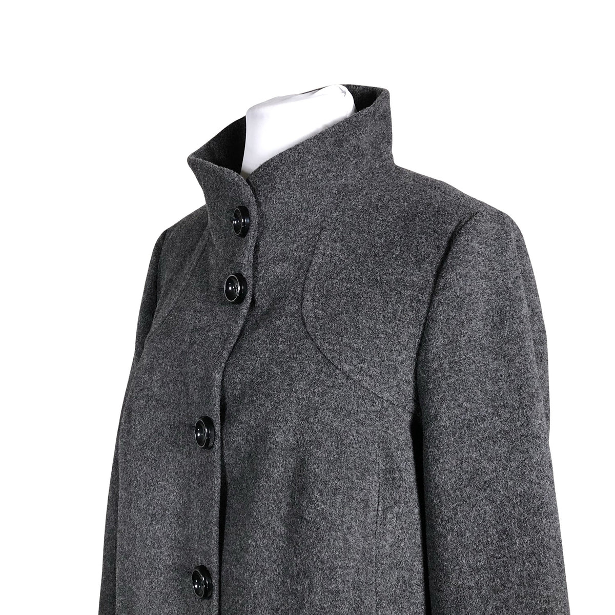 Unisex Atelier Goldner Schnitt - Villane mantel, suurus 44 - Hall (2)