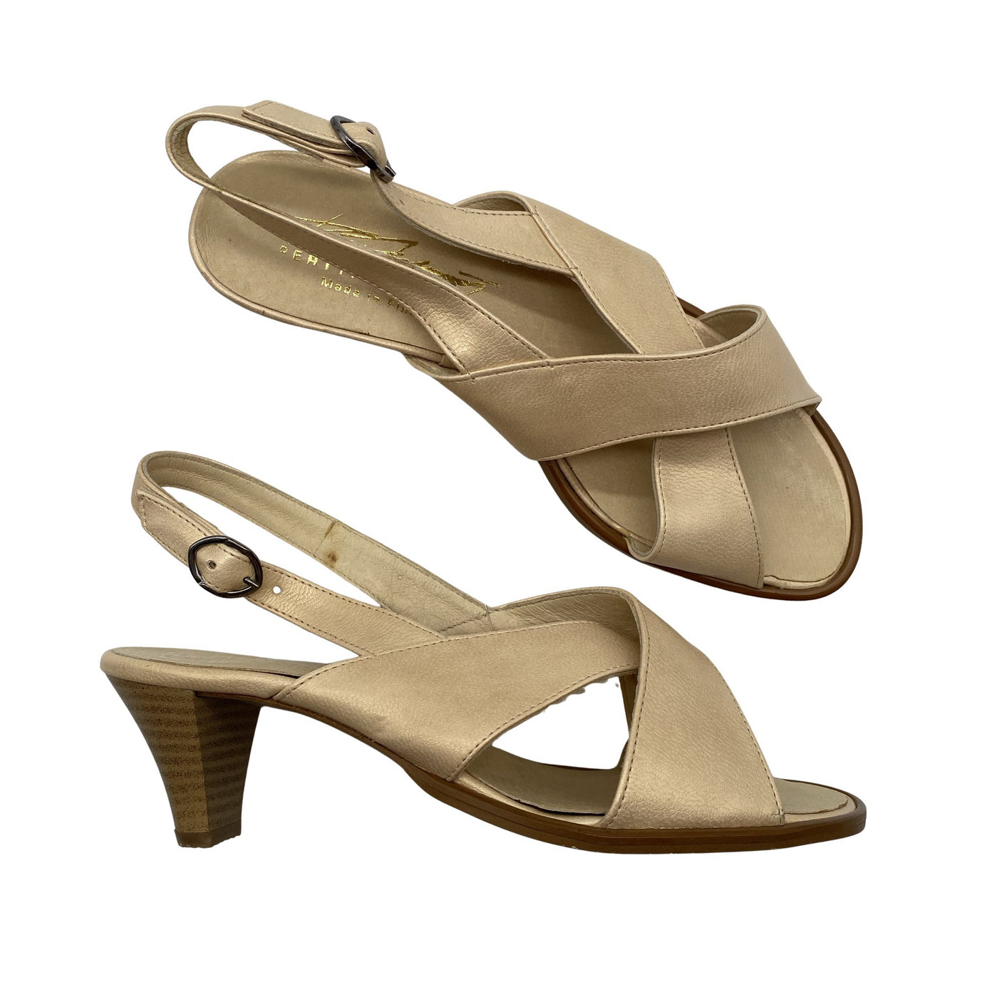 Unisex Pertti Palmroth - Kontsaga rihmikud, suurus 39 - Kuld (1)