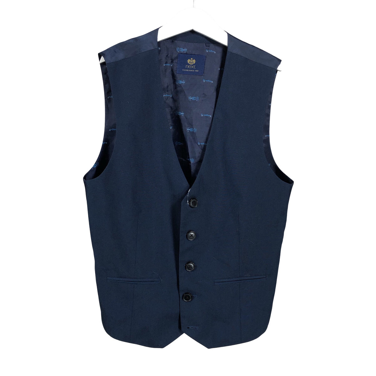 Unisex Next - Ülikonna vest, suurus 152 - 158 - Sinine (1)