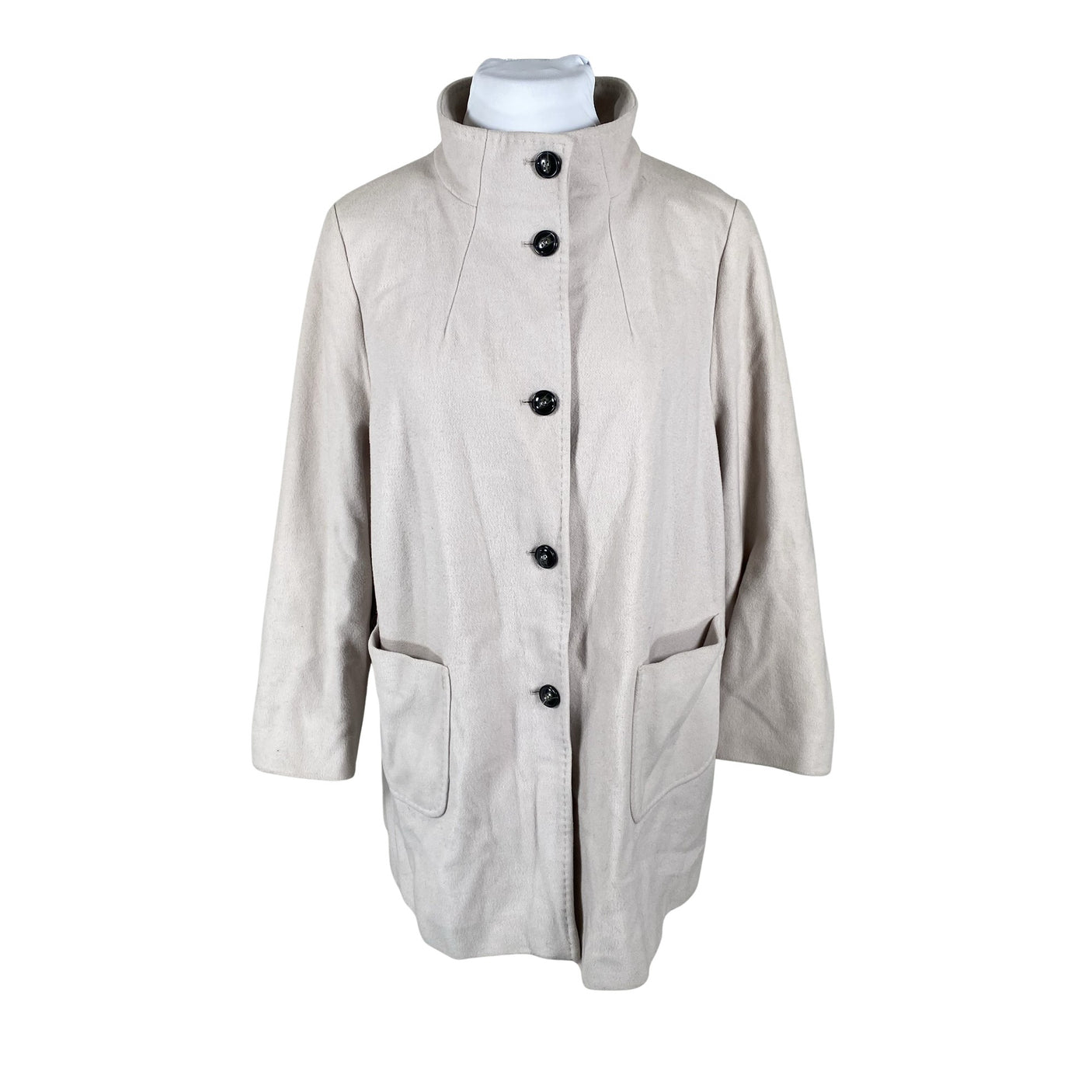 Unisex Basler - Villane mantel, suurus 46 - Beige (1)