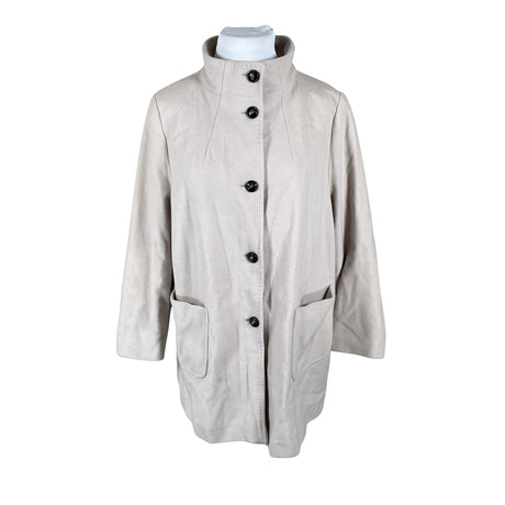 Unisex Basler - Villane mantel, suurus 46 - Beige ()