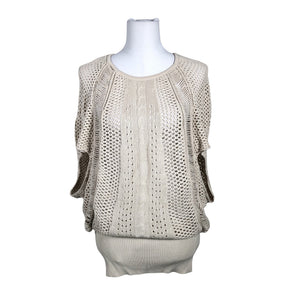 Unisex Guess - Kootud tuunika, suurus 36 - Beige (1)