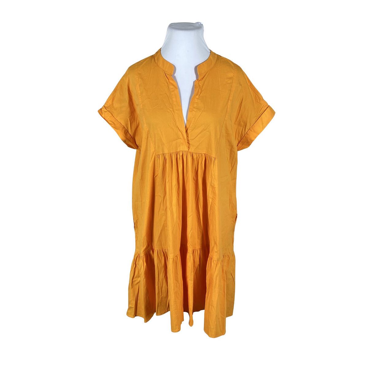 Unisex maT. - Mitteveniv kleit, suurus 36 - Oranž (1)