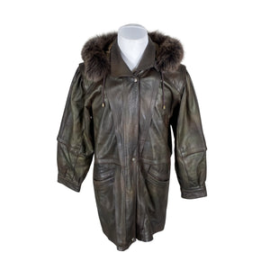 Unisex Nahkamaailma - Nahktagi, suurus XL - Pruun (1)