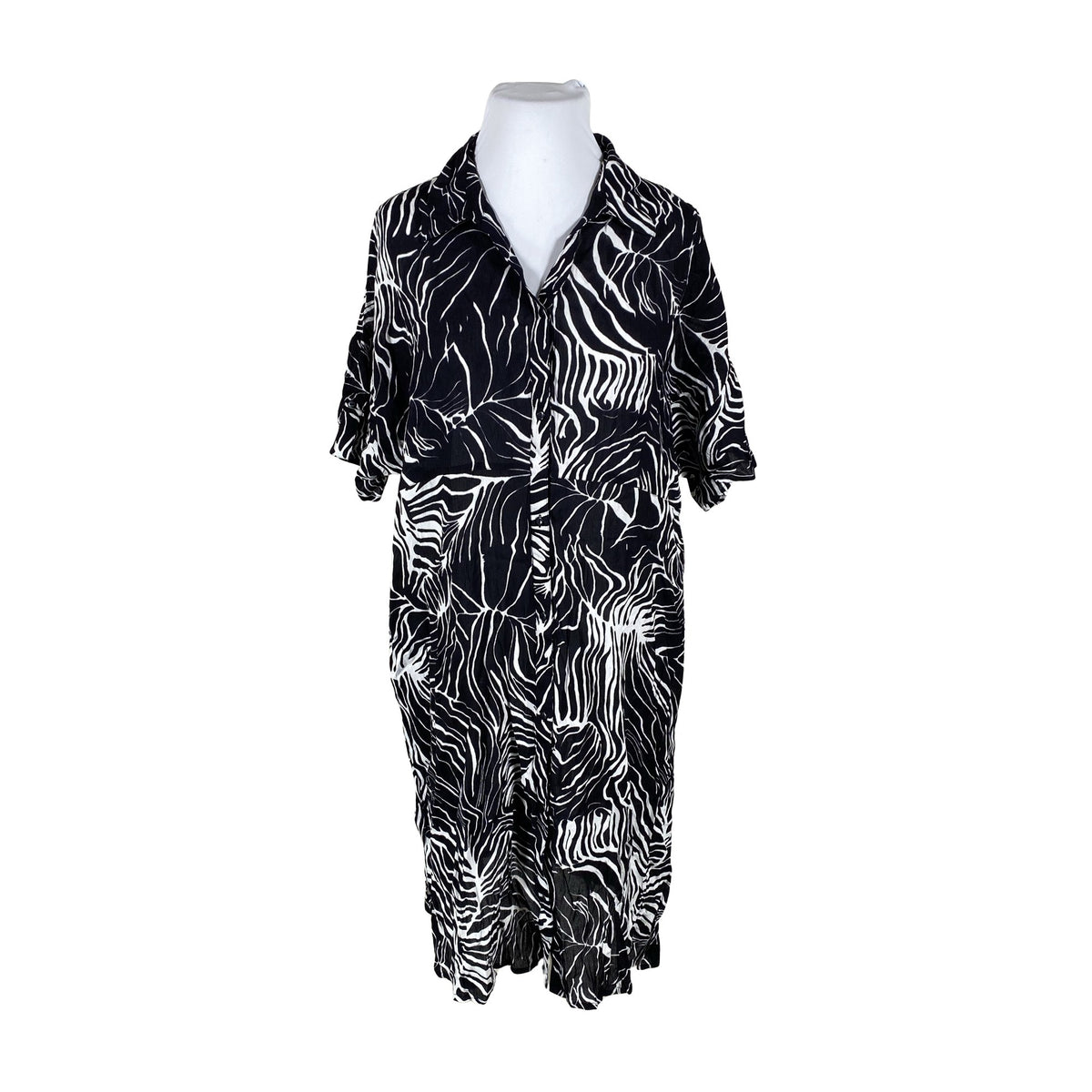 Unisex Ze-Ze - Õhuke kleit, suurus 46 - Must (1)