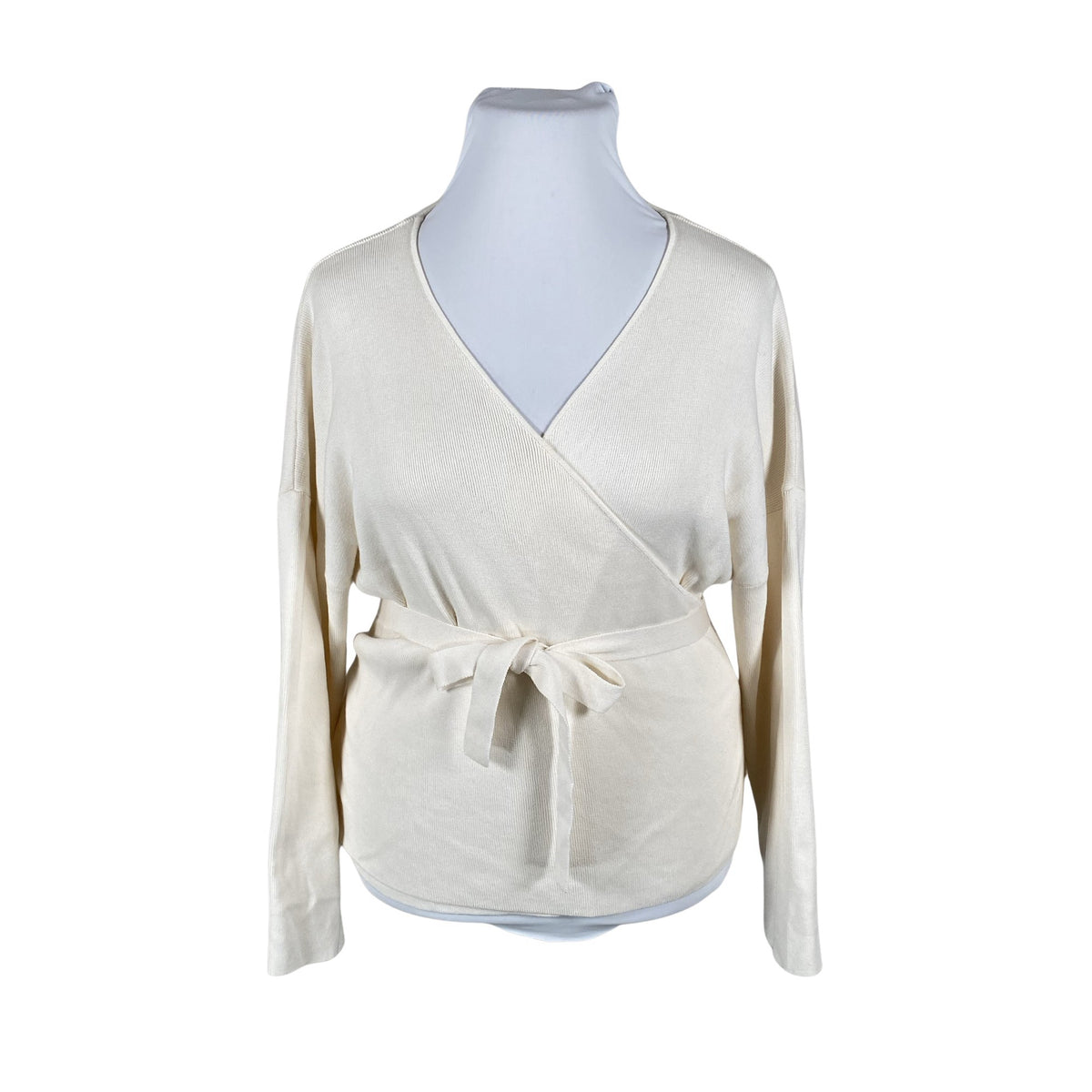 Unisex Essentials by Stockmann - Kardigan, suurus 46 - Looduslik valge (1)