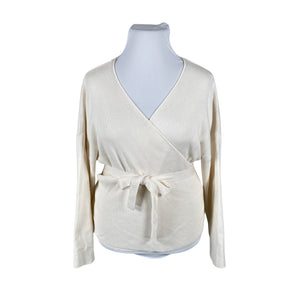 Unisex Essentials by Stockmann - Kardigan, suurus 46 - Looduslik valge (1)