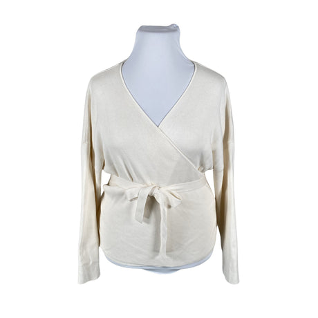 Unisex Essentials by Stockmann - Kardigan, suurus 46 - Looduslik valge ()