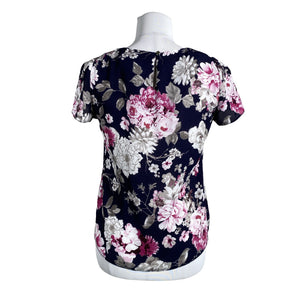 Unisex Billie&Blossom - Lühikeste käistega pluus, suurus 38 - Must (2)