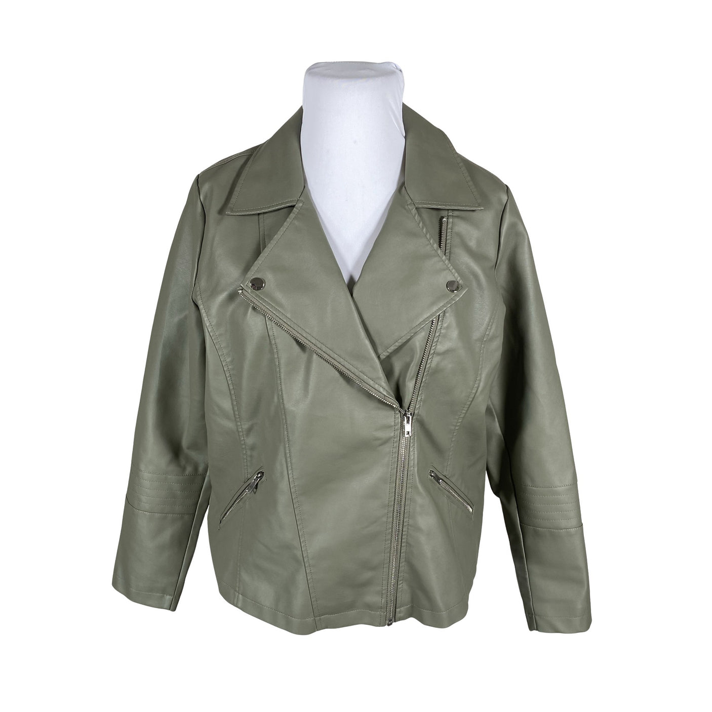Unisex Zizzi - Nahktagi, suurus 46 - Roheline (1)