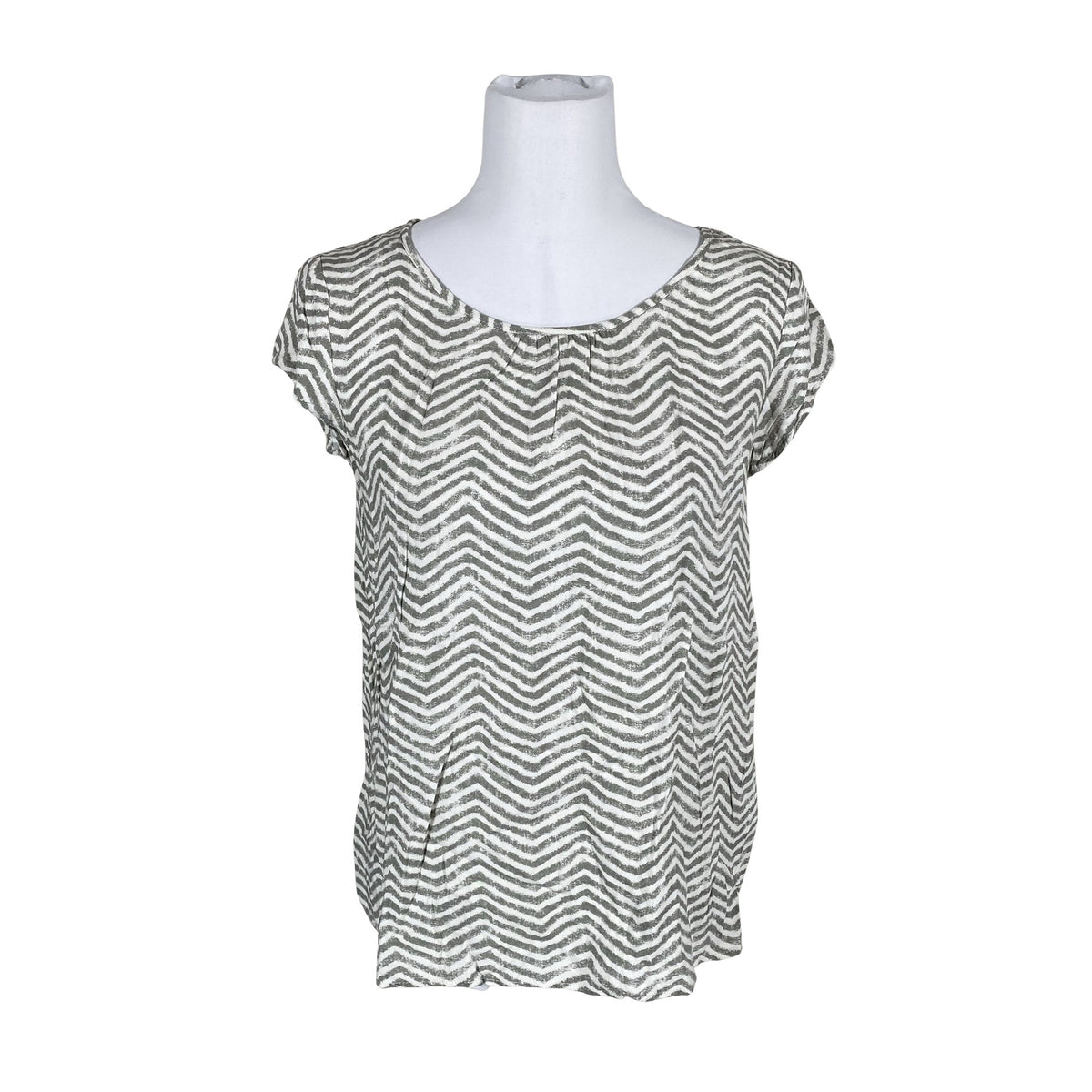 Unisex Soyaconcept - Lühikeste käistega pluus, suurus 38 - Roheline (1)