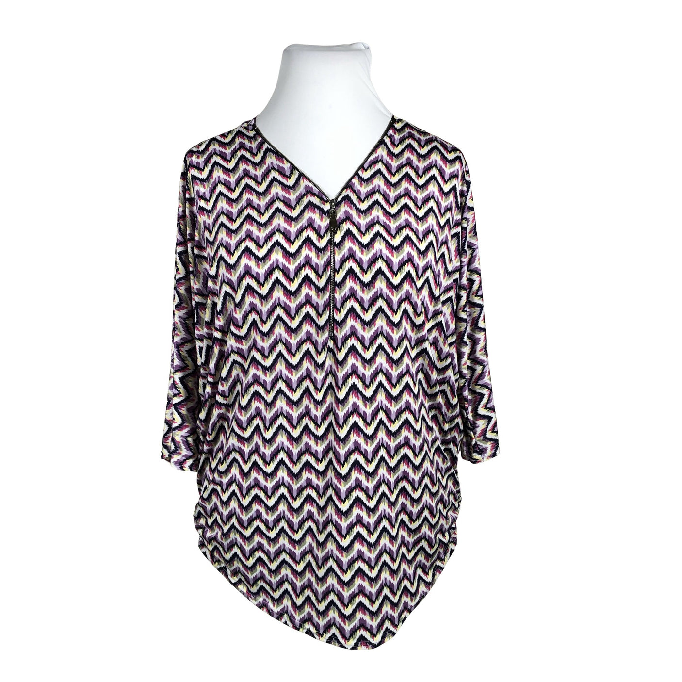 Unisex Chica London - Trikotaažist pluus, suurus 42 - Lilla (1)
