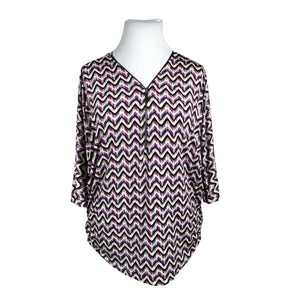 Unisex Chica London - Trikotaažist pluus, suurus 42 - Lilla (1)