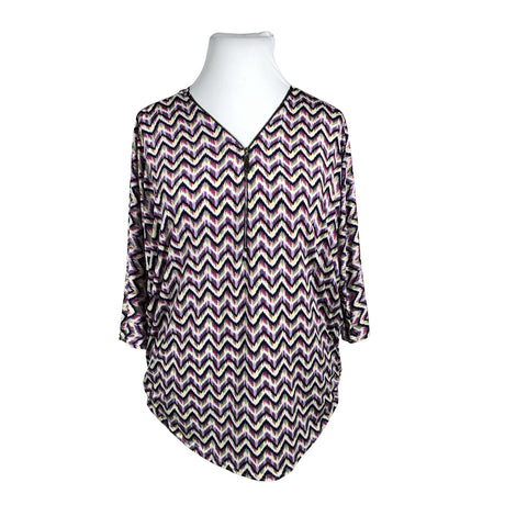 Unisex Chica London - Trikotaažist pluus, suurus 42 - Lilla ()