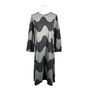Unisex Marimekko - Trikotaažist kleit, suurus 38 - Roheline (1)