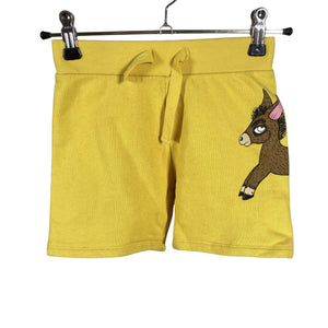 Unisex Mini Rodini - Dressikangast lühikesed püksid, suurus 104 - 110 - Kollane (1)