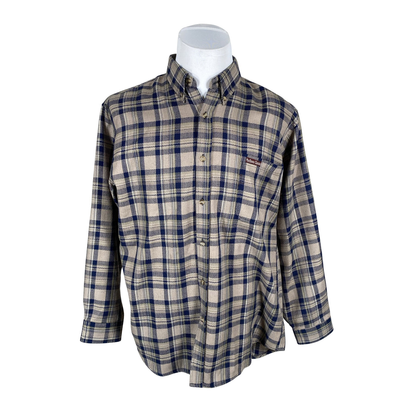 Unisex Marlboro Classics - Flanellsärk, suurus XL - Pruun (1)