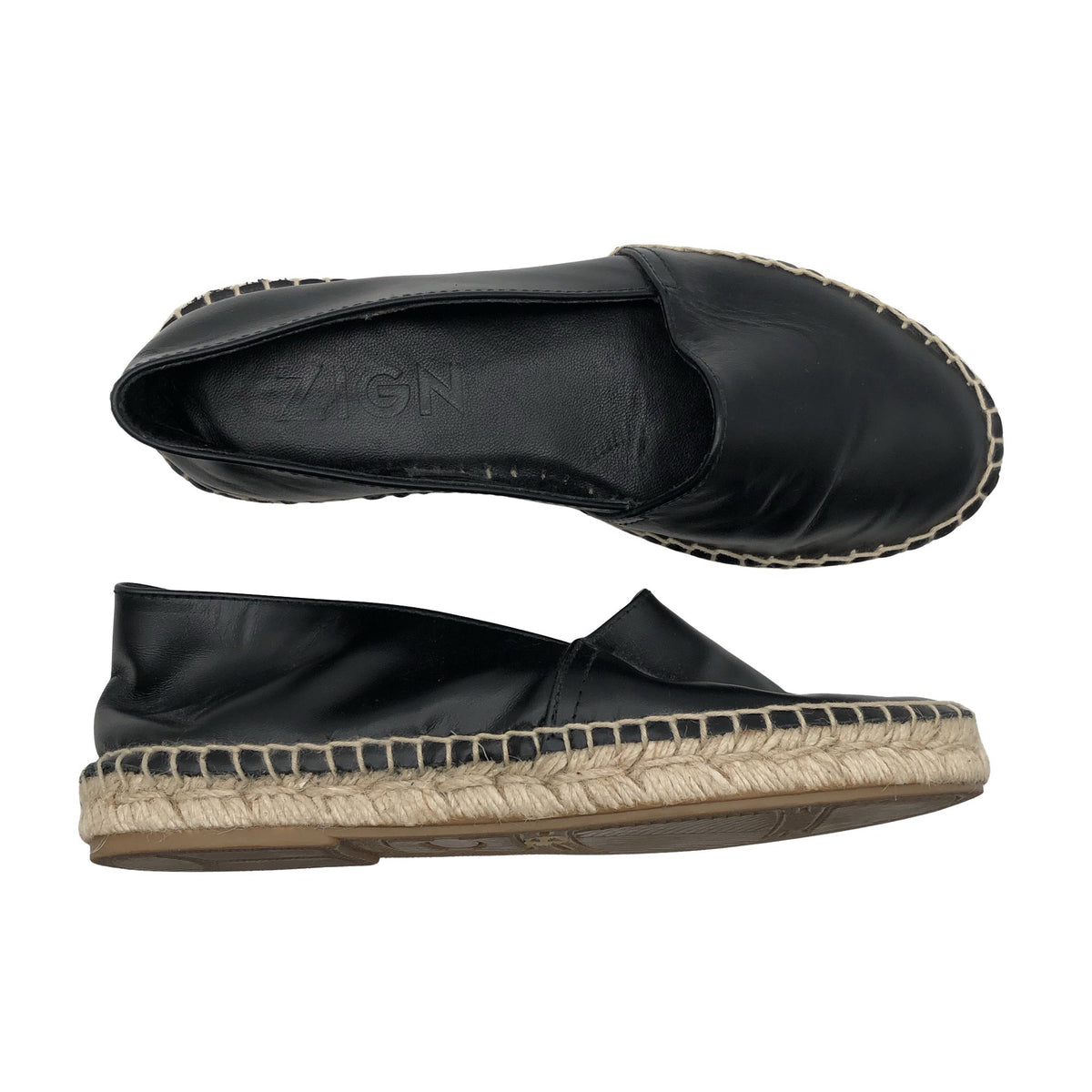 Unisex Zign - Mokassiinid, suurus 36 - Must (1)