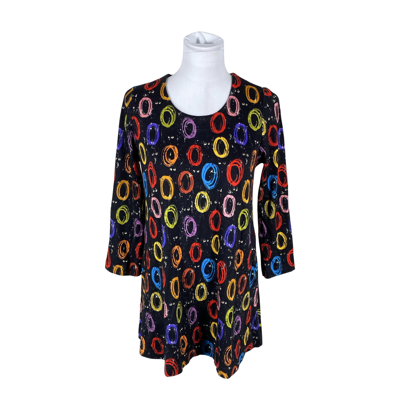 Unisex Aino - Trikotaažist tuunika, suurus 36 - Must (1)
