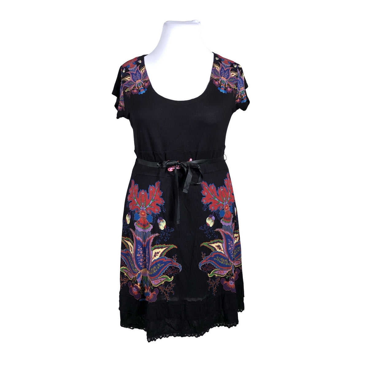 Unisex Desigual - Trikotaažist kleit, suurus 44 - Must (1)