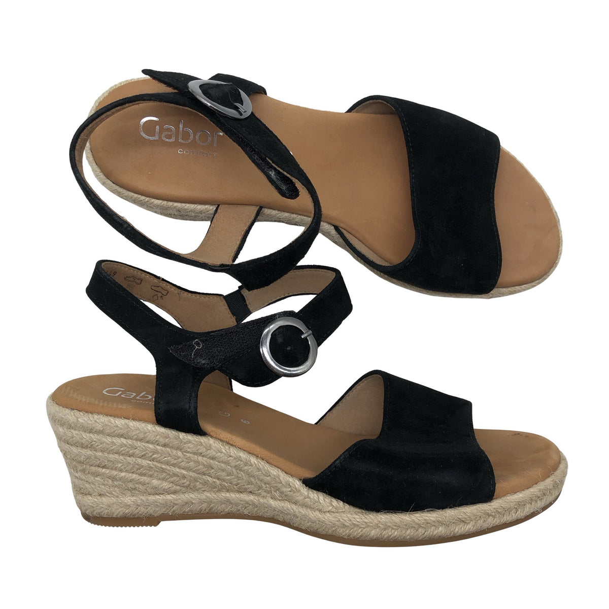 Unisex Gabor - Kiilkontsaga rihmikud, suurus 36 - Must (1)