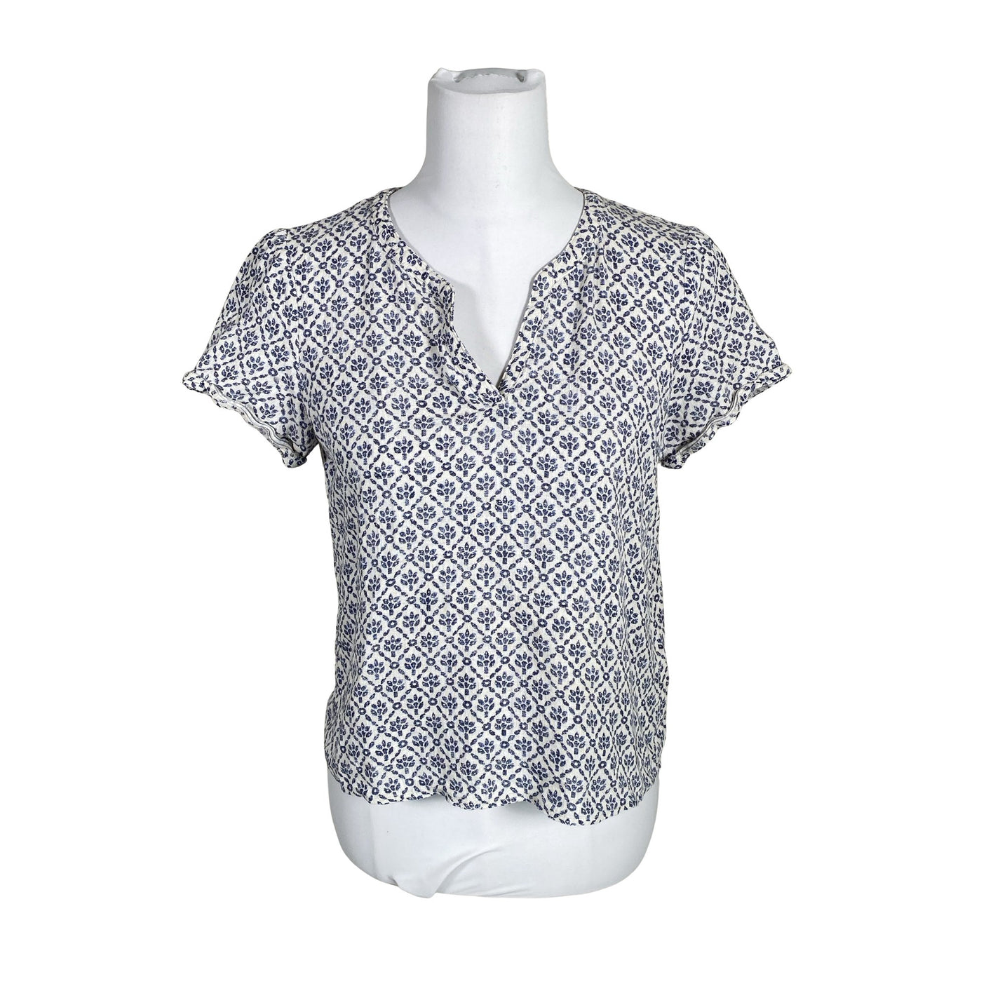 Unisex Esprit - Lühikeste käistega pluus, suurus 36 - Hall (1)