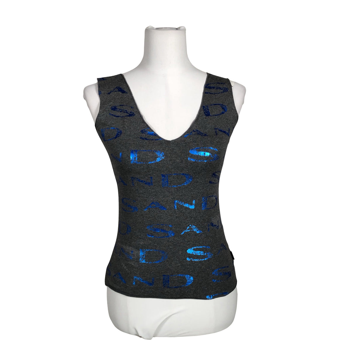 Unisex Sand - Trikotaažist topp, suurus 36 - Hall (1)