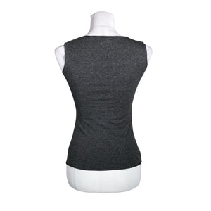 Unisex Sand - Trikotaažist topp, suurus 36 - Hall (2)