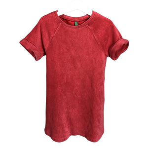 Unisex Benetton - Dressikangast kleit, suurus 122 - 128 - Punane (1)