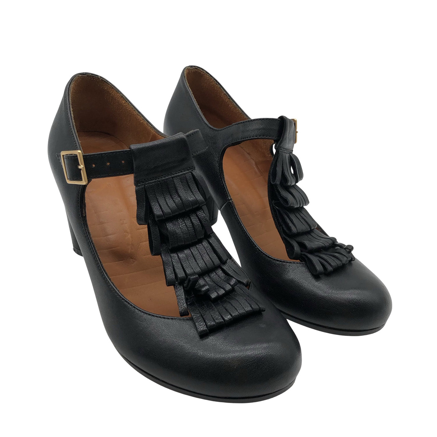 Unisex Chie Mihara - Kontsakingad, suurus 38 - Must (2)