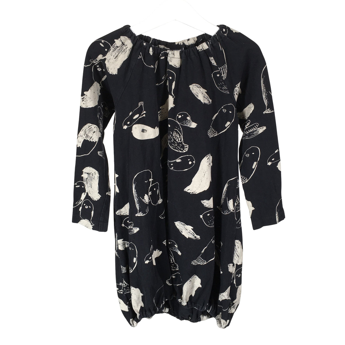 Unisex Papu - Trikotaažist kleit, suurus 110 - 116 - Must (1)