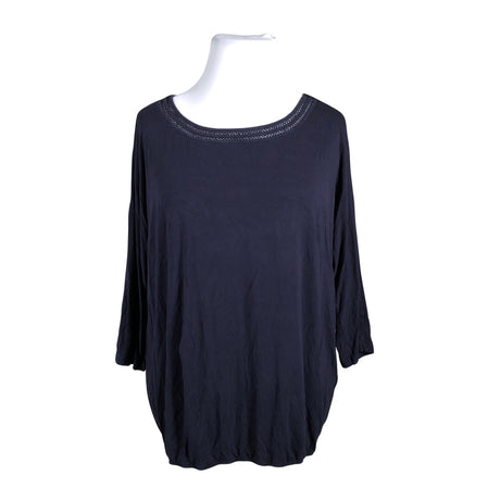 Unisex s.Oliver - Trikotaažist pluus, suurus 46 - Sinine ()