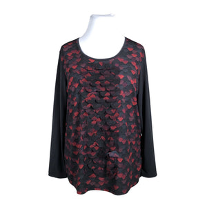 Unisex Samoon - Trikotaažist pluus, suurus 46 - Must (1)
