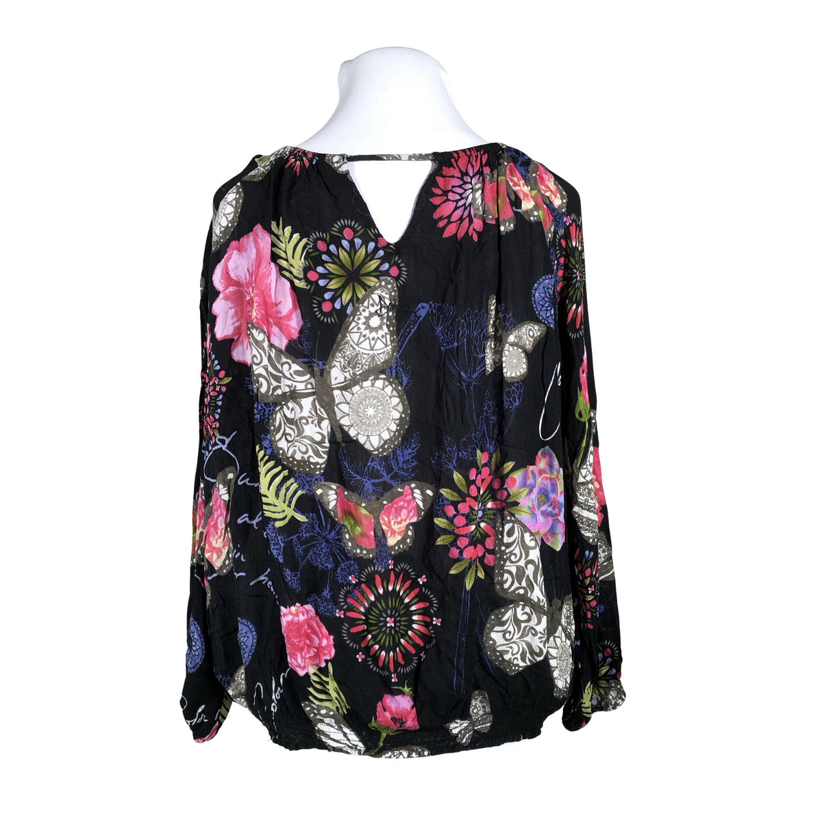 Unisex Desigual - Trikotaažist pluus, suurus 44 - Must (2)