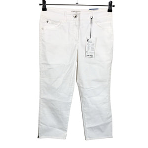 Unisex Gerry Weber - Teksast poolpikad püksid, suurus 36 - Valge (1)