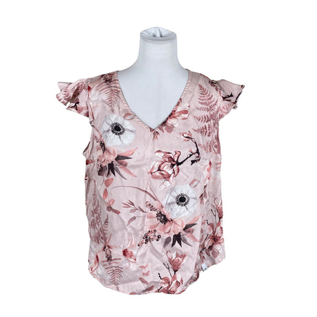Unisex Nakoa - Lühikeste käistega pluus, suurus 40 - Heleroosa ()