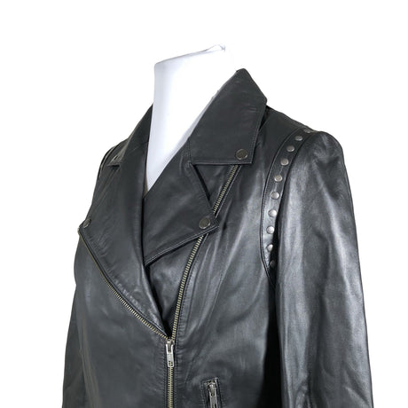 Unisex Ulla Popken - Nahktagi, suurus 44 - Must (2)