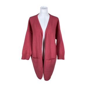 Unisex Puuvillatehdas - Kardigan, suurus 36 - Heleroosa (1)