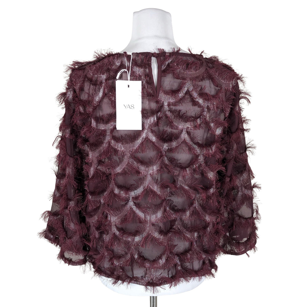Unisex Y.A.S - Pluus, suurus 38 - Veinipunane (2)