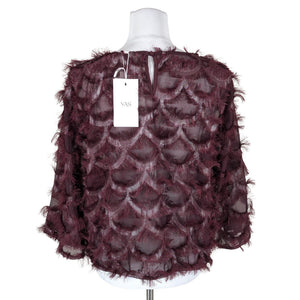 Unisex Y.A.S - Pluus, suurus 38 - Veinipunane (2)