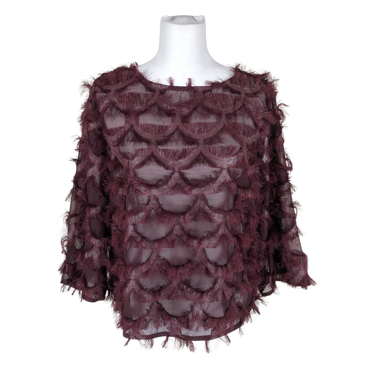 Unisex Y.A.S - Pluus, suurus 38 - Veinipunane (1)