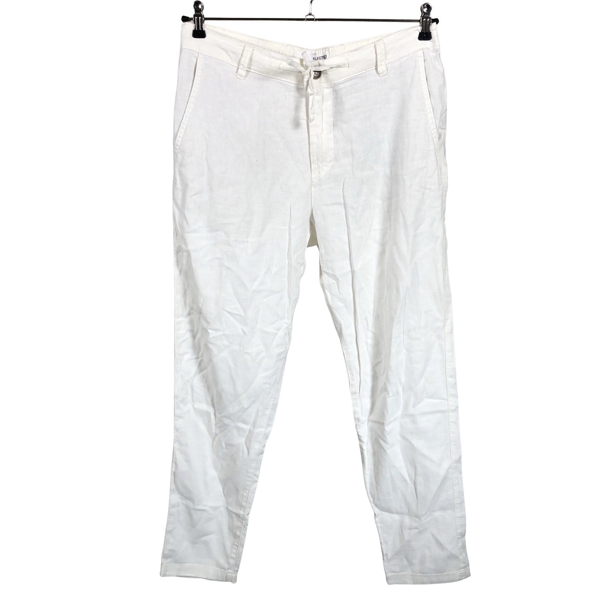 Unisex Selected - Mittevenivad püksid, suurus 38 - Valge (1)