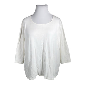 Unisex Karen Scott - Trikotaažist pluus, suurus 46 - Valge (1)