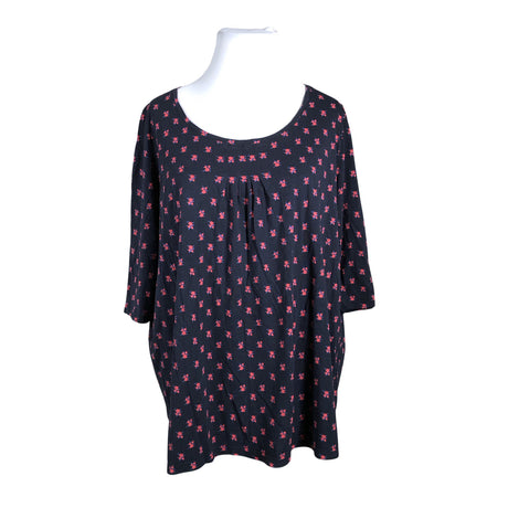 Unisex Ulla Popken - Trikotaažist pluus, suurus 50 - Must ()