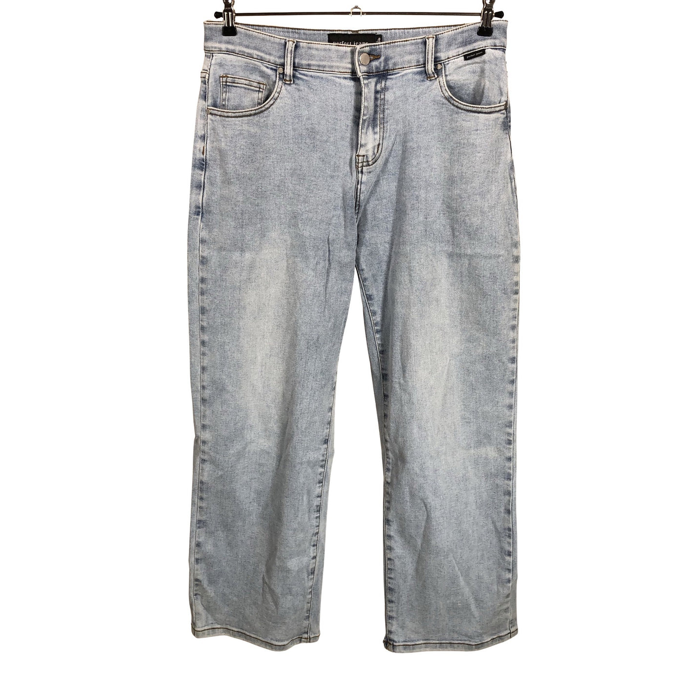 Unisex Perfect Jeans - Teksad, suurus W32 - Helesinine (1)