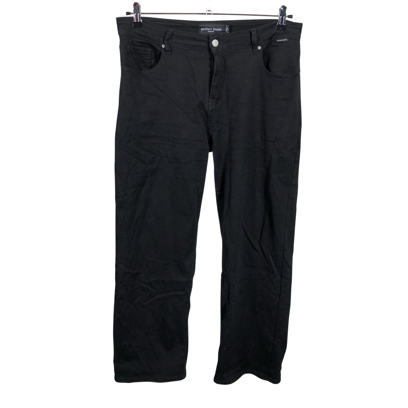 Unisex Perfect Jeans - Teksad, suurus 40 - Must (1)