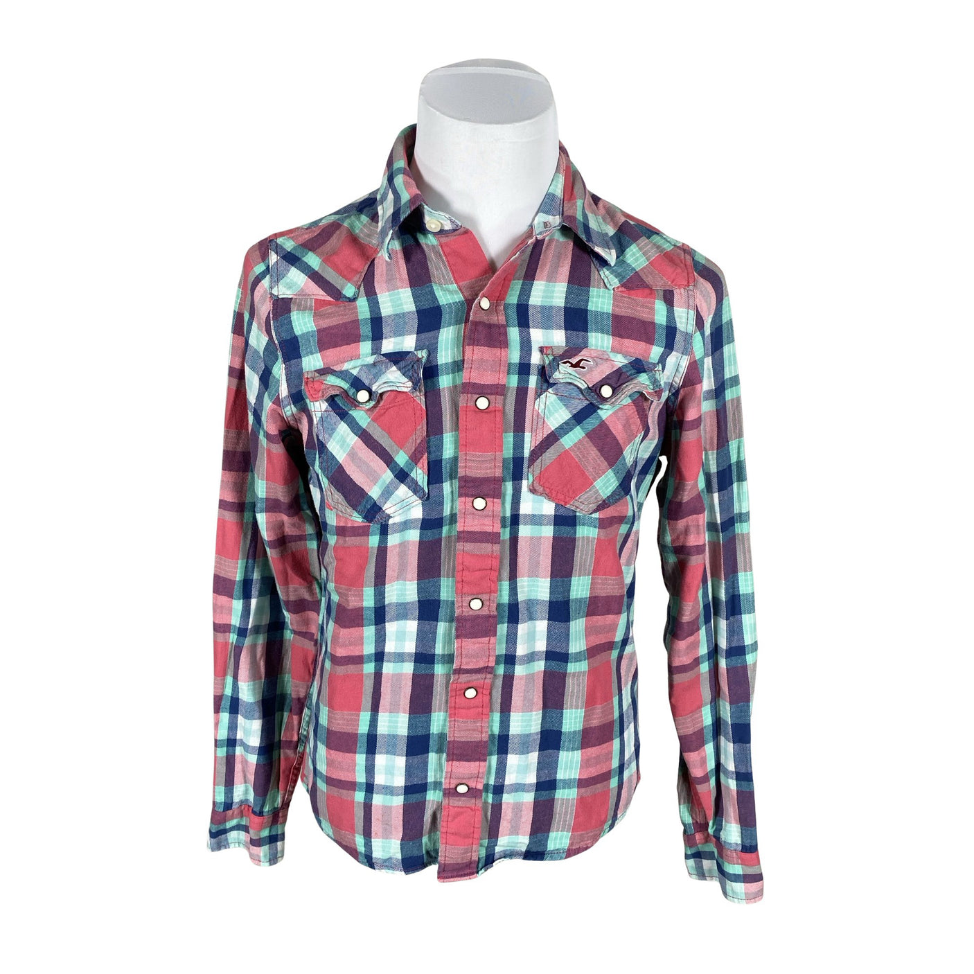 Unisex Hollister - Triiksärk, suurus M - Roosa (1)