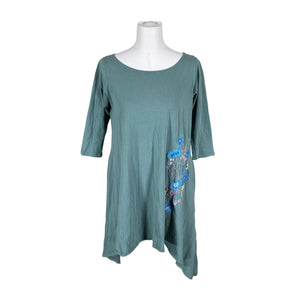 Unisex Mithu - Trikotaažist kleit, suurus 36 - Sinine (1)